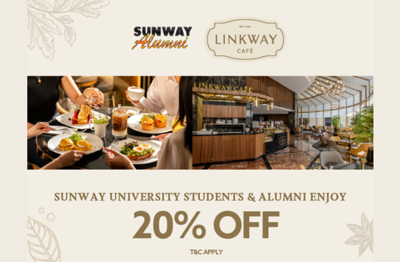 Linkway Cafe Sunway Alumni Benefits
