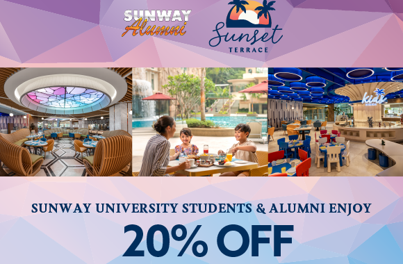 Sunset Terrace Sunway Alumni Discount